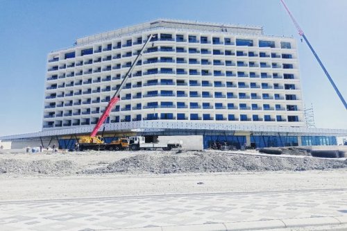 Uzbekistan, Samarkand, tourism city, hotel Daikin VRF air conditioning systems, copper piping and air conditioner installation were made. year 2022.06.01